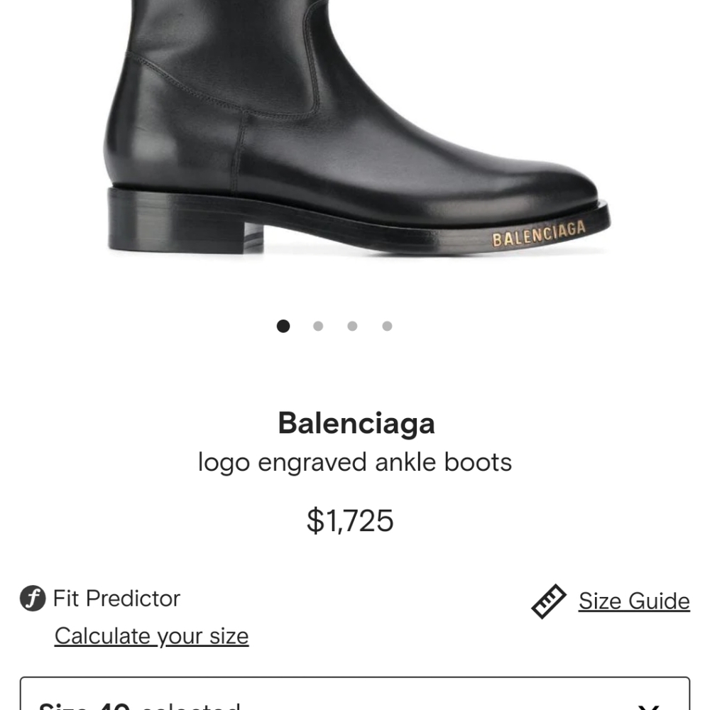 Balanciaga Men's boots